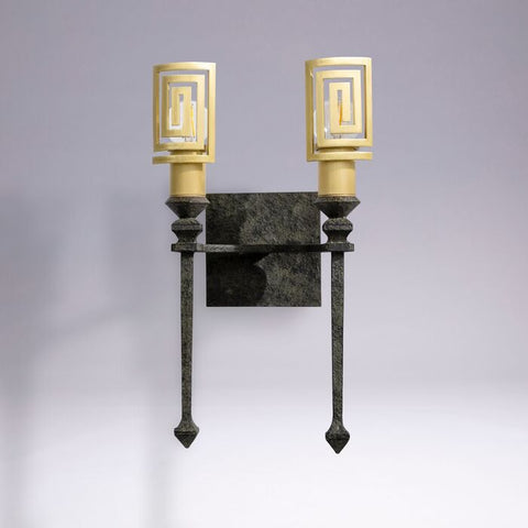 Lugano Double Sconce (without back panel)