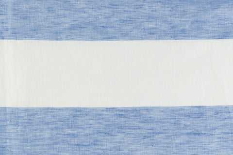 DIANA BARRE' - White/Light Blue stripe 10 cm