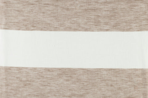 DIANA BARRE' - White/Dove Grey stripe 10 cm