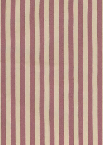 SILK STRIPE - Red/Ecru