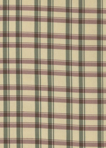 SILK PLAID - Ruby