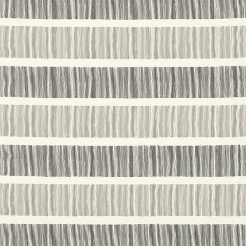 TATAMI STRIPE  -  Charcoal/Linen