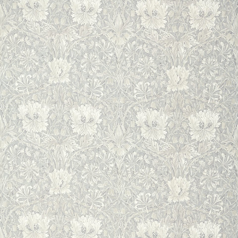 PURE HONEYSUCKLE & TULIP PRINT  -  Light Grey Blue