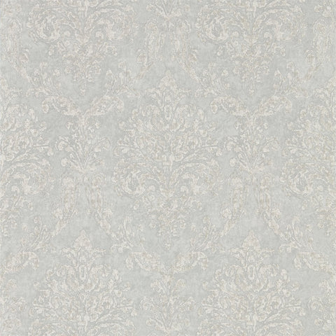 RIVERSIDE DAMASK  -  Dove/Silver