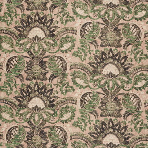 POMEGRANATE PRINT - Tuscan Pink/Huntsman Green